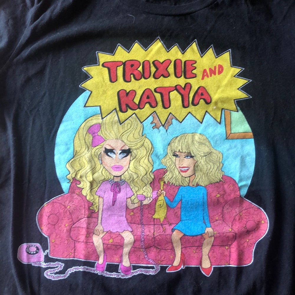 RuPaul’s Drag Race Trixie and Katya black T-shirt